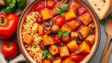 Photo of Сытный гуляш с пшеном и овощами