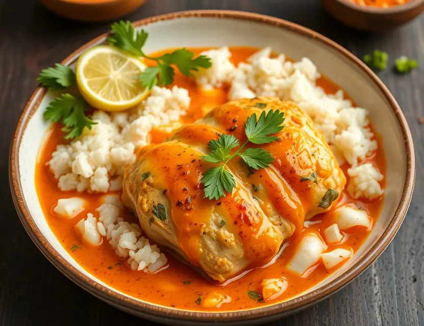 Ароматное карри с куриной грудкой